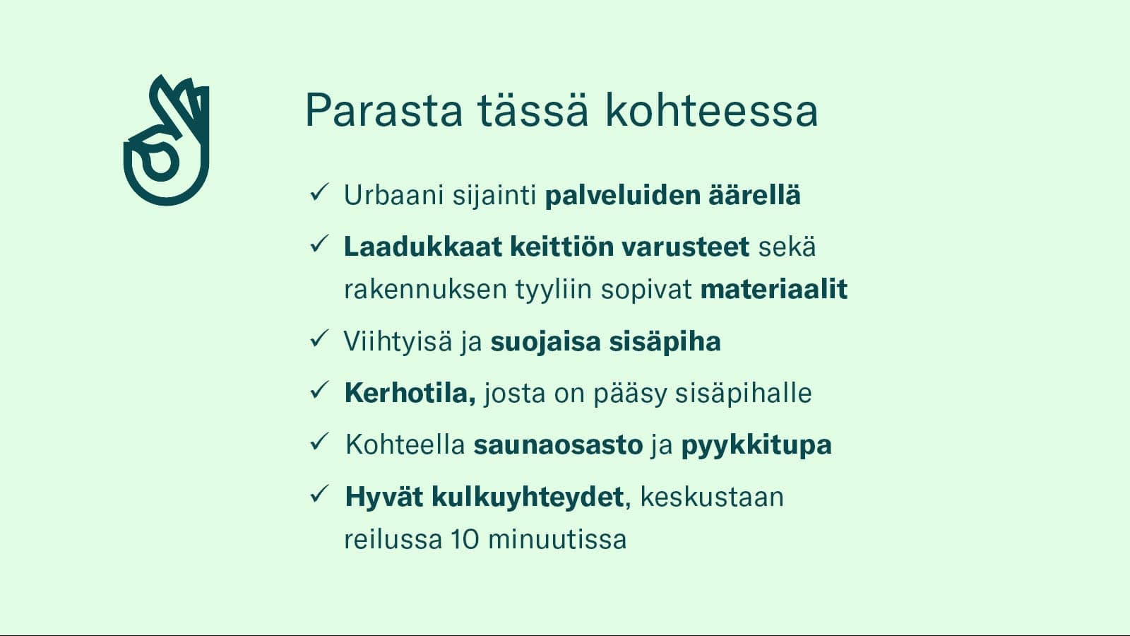 Parasta kohteessa Kalliolanrinne