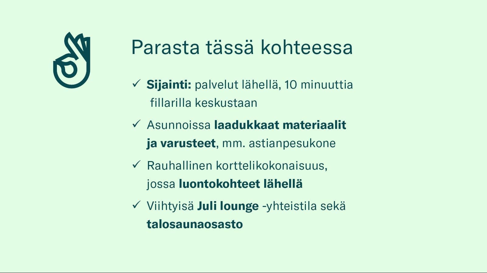 Parasta kohteessa Natura