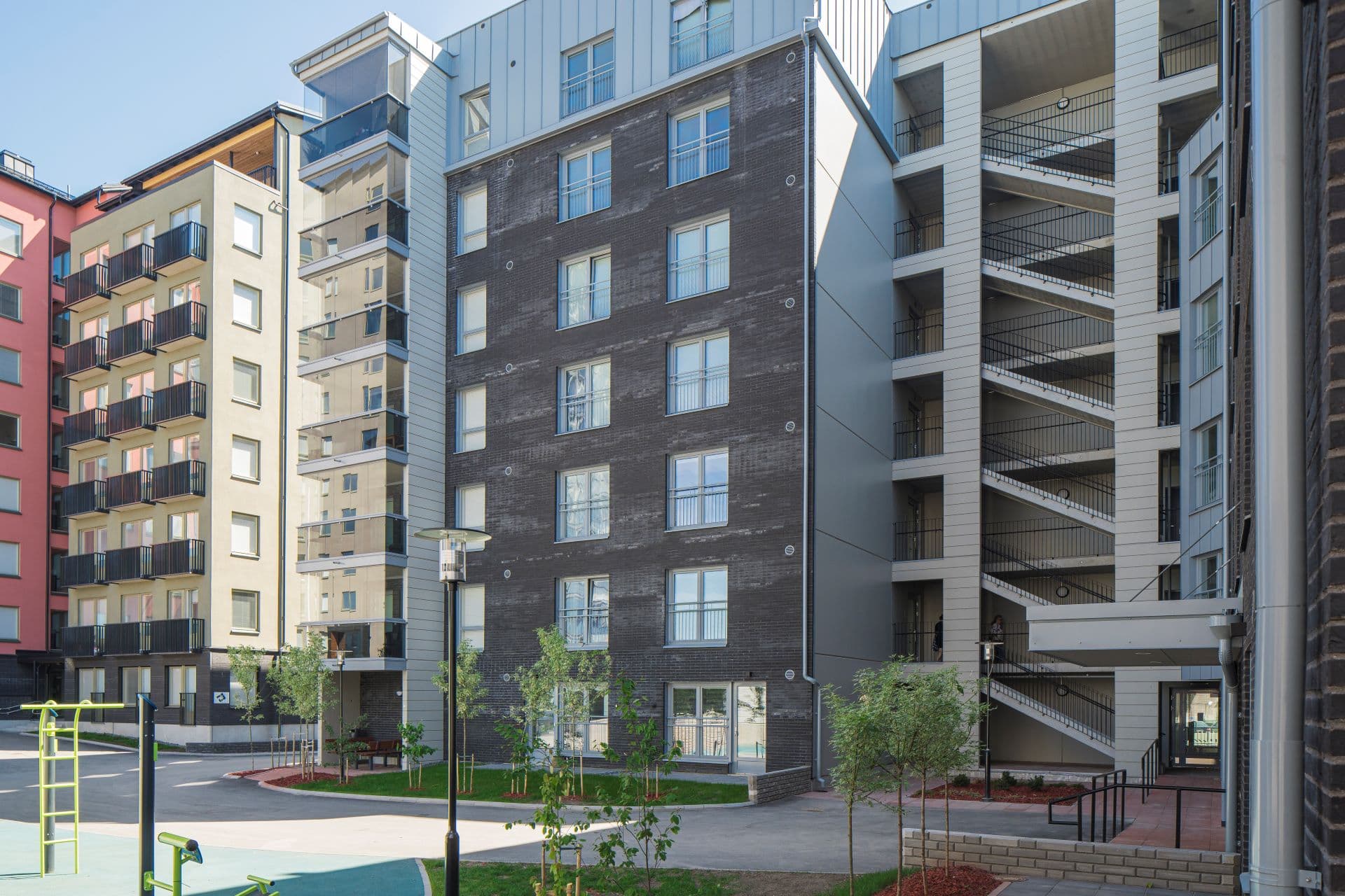 Kirstinpuisto julkisivu