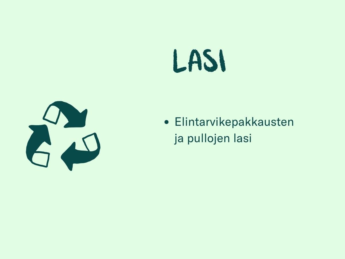 Kierrätysohje lasi